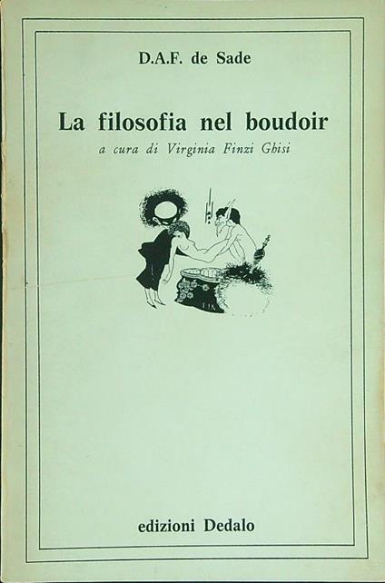 La filosofia nel boudoir - D. A. F. De Sade - copertina