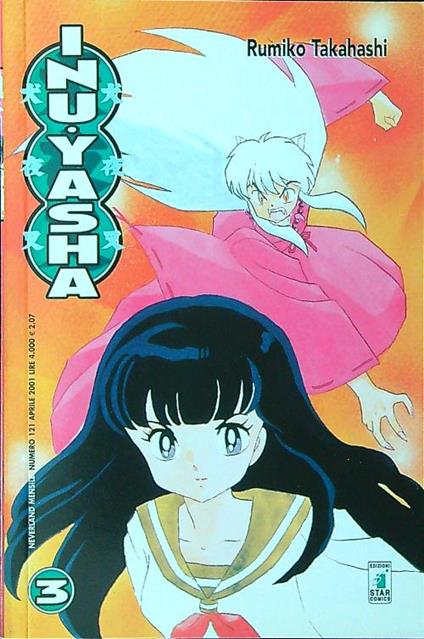 Inuyasha vol. 3 - Rumiko Takahashi - copertina