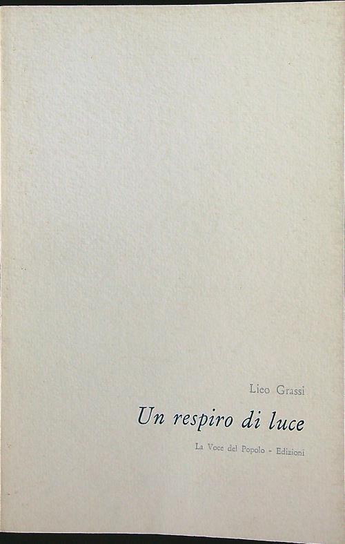 Un respiro di luce