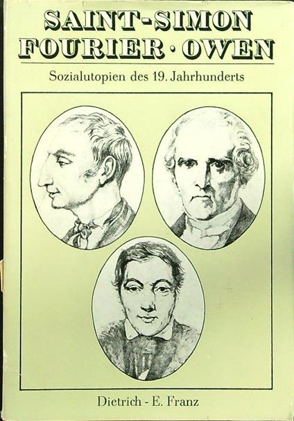 Saint-Simon, Fourier. Owen - Marlene Dietrich - copertina