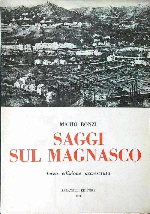 Saggi sul Magnasco - Mario Bonzi - copertina