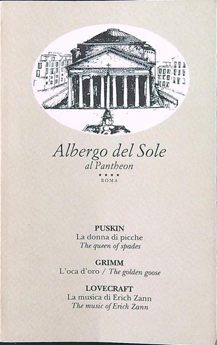 Albergo del Sole al Pantheon Roma - copertina