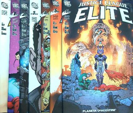 Jutice league elite dal vol. 0 al 6 - copertina