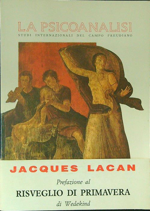 La  psicoanalisi - Jacques Lacan - copertina