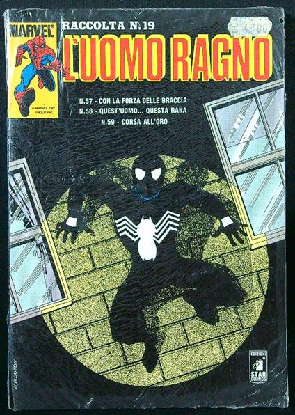 Raccolta l'uomo ragno n. 19 (57-58-59) - copertina
