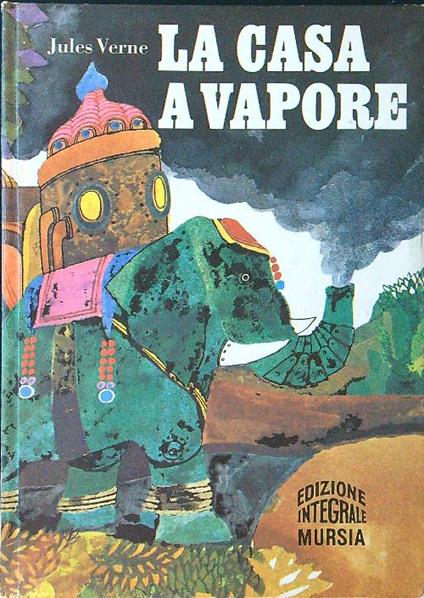 La casa a vapore - jules Verne - copertina