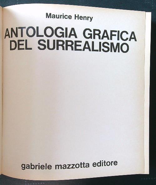 Antologia grafica del surrealismo