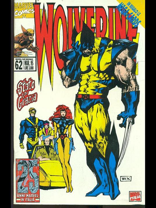 Wolverine n. 62/marzo 1995 - copertina