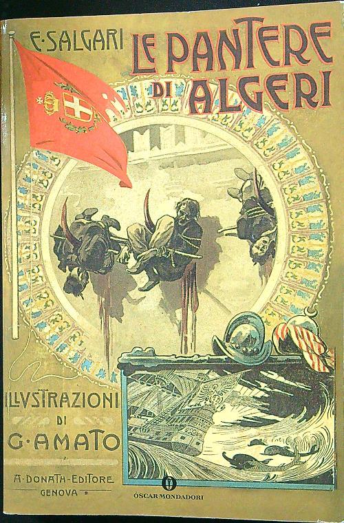 Le pantere di Algeri - E. Salgari - copertina