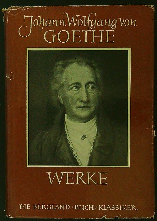 Goethes Werke band 1 - copertina