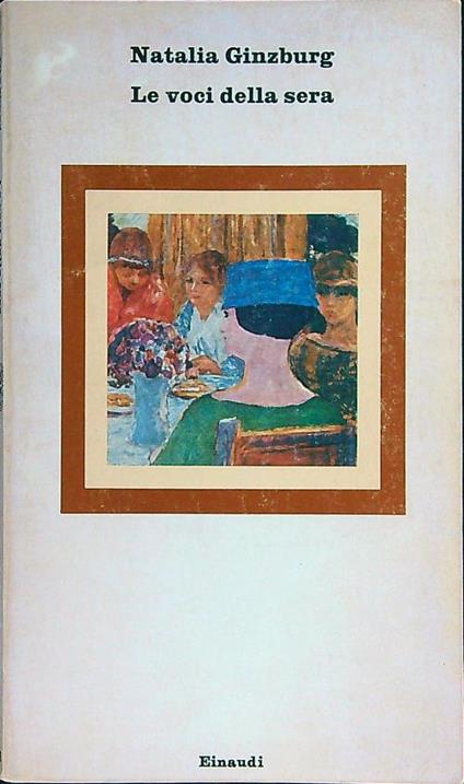 Le voci della sera - Natalia Ginzburg - copertina