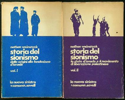 Storia del sionismo 2vv - Nathan Weinstock - copertina