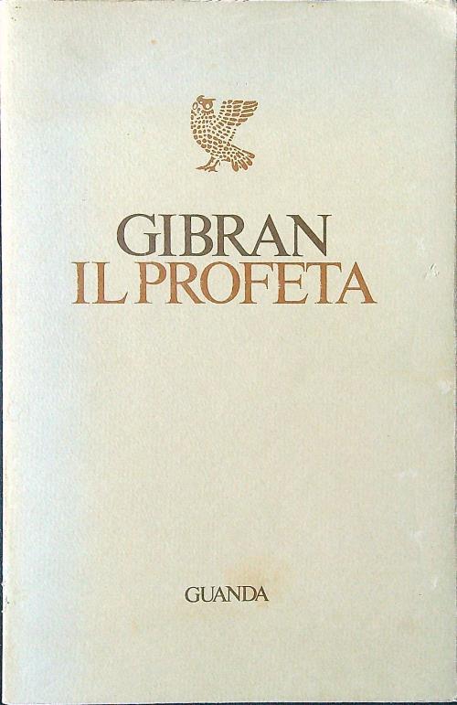 Il profeta - Kahlil Gibran - copertina