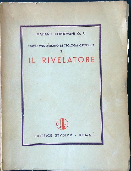 Il rivelatore - Mariano Cordovani - copertina