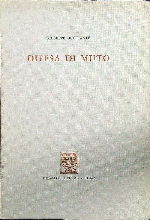 Difesa di muto