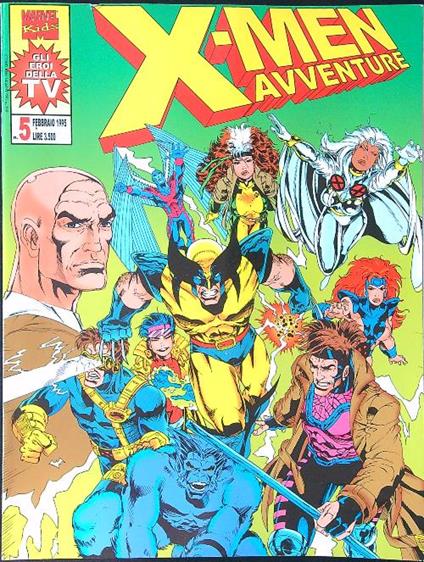 X-Men avventure n. 5/febbraio 1995 - copertina