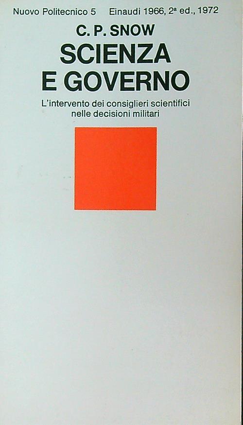 Scienza e governo