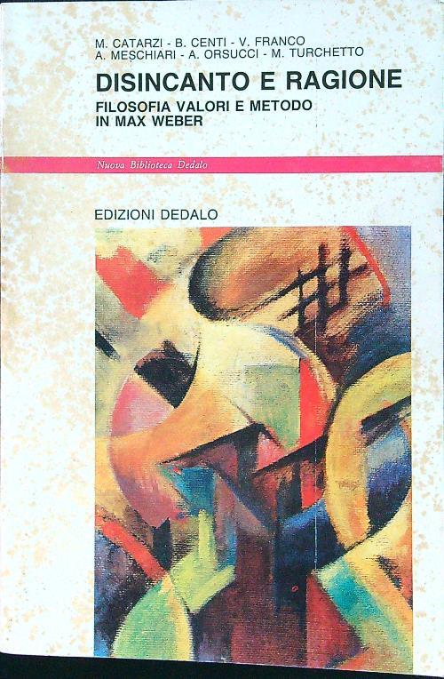 Disincanto e ragione - copertina