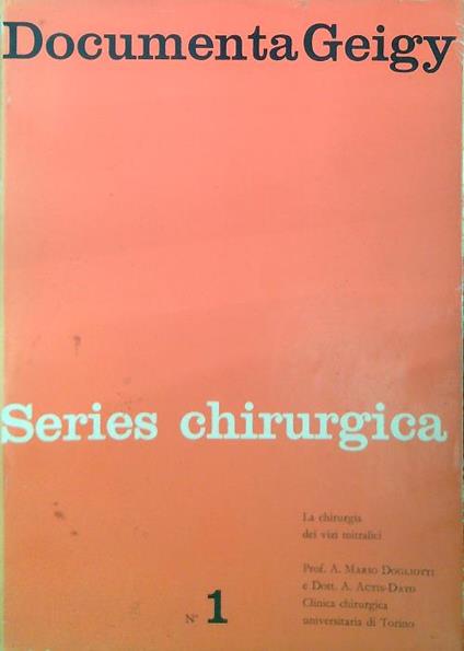 La chirurgia dei vizi mitralici - Mario Dogliotti - copertina