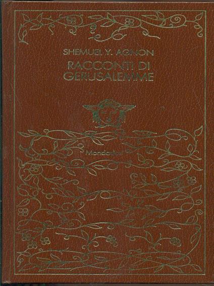 Racconti di Gerusalemme - Shemuel Y. Agnon - copertina