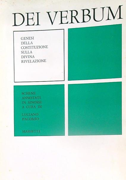 Dei verbum - Luciano Pacomio - copertina