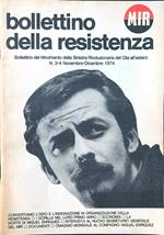 Bollettino della resistenza n. 3-4/novembre-dicembre 1974