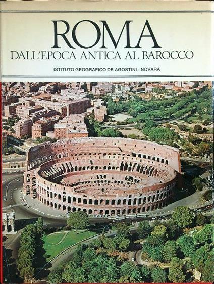 Roma dall'epoca antica al barocco - copertina