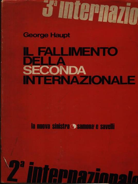 Il fallimento della seconda internazionale - George Haupt - copertina