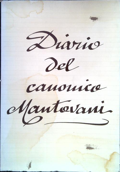 Diario del canonico Mantovani