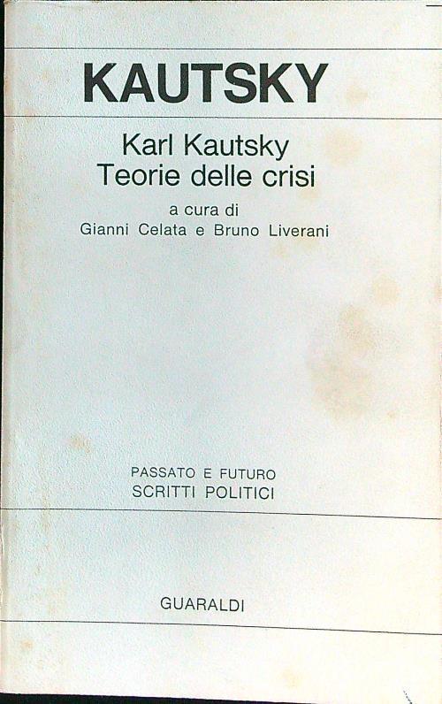 Teorie delle crisi - Kautsky - copertina