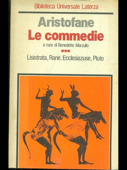 Le commedie vol. 3 - Aristofane - copertina