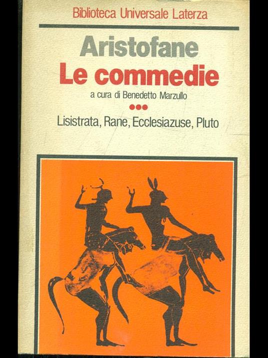 Le commedie vol. 3 - Aristofane - copertina