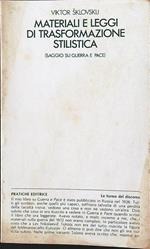 Materiali e leggi di trasformazione stilistica. Saggio su Guerra e Pace