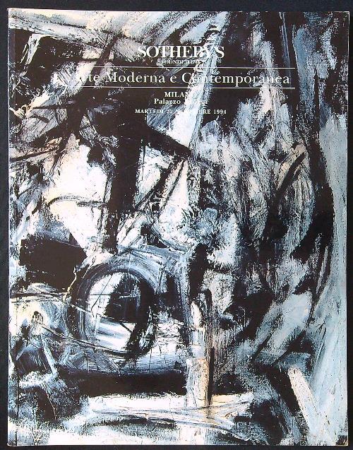 Sotheby's Milano asta 22 novembre 1994: arte moderna e contemporanea