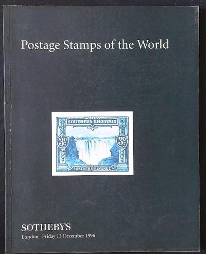 Sotheby's Sale LN6747 London 13 December 1996 - copertina