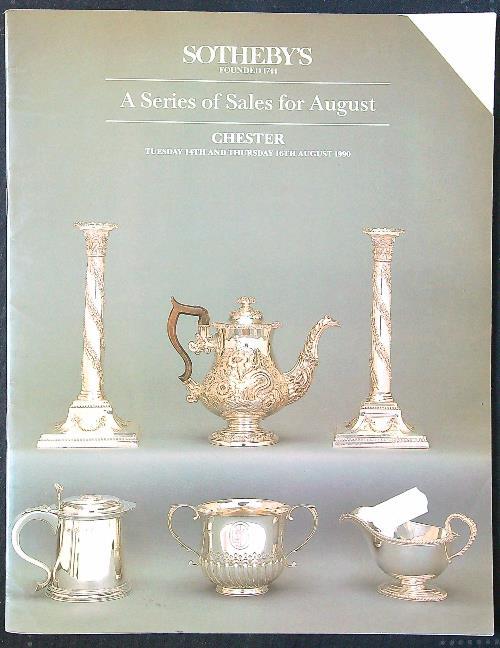 Sotheby's Sale Chester 14-16 August 1990