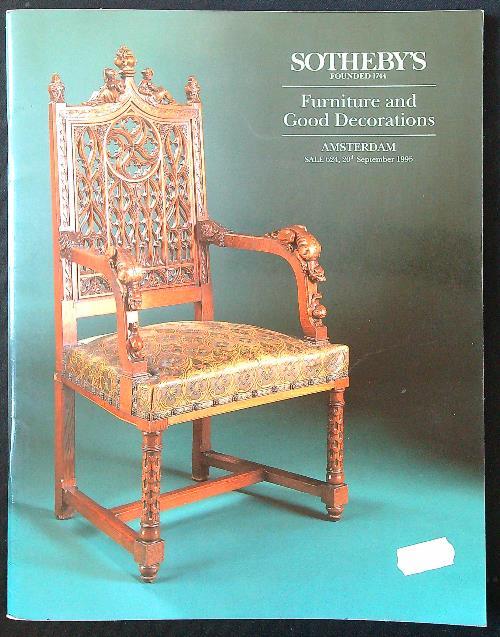 Sotheby's Sale 624 Amsterdam 20 September 1995 - copertina