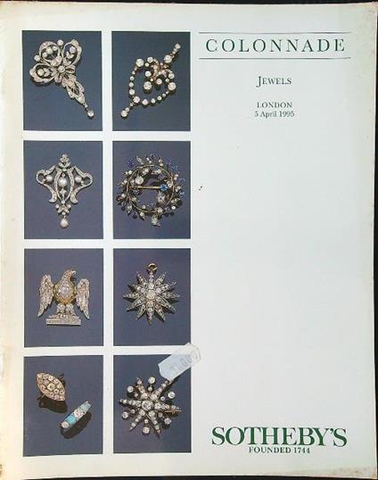Sotheby's Sale LN5199 London 5 April 1995: Jewels - copertina