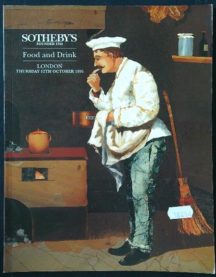 Sotheby's Sale LN5601 London 12 October 1995 - copertina