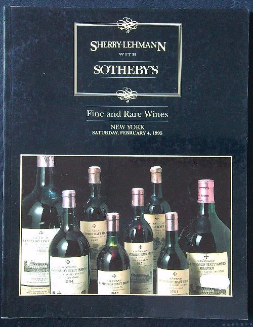 Sotheby's Sale 6662 New York February 4, 1995 - copertina