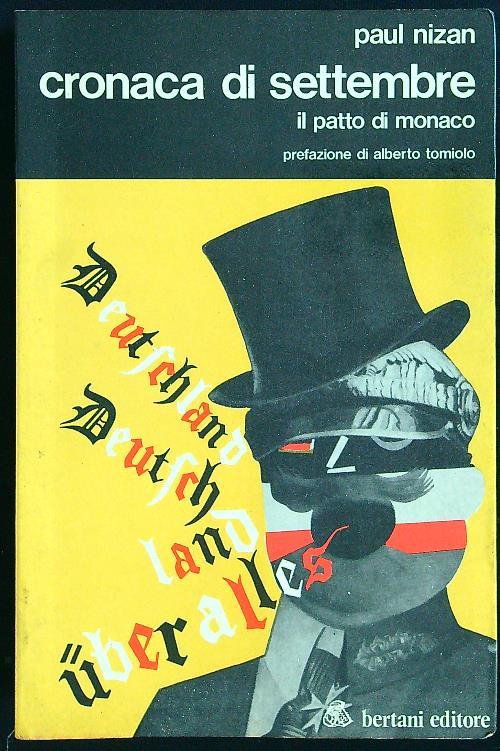 Cronaca di settembre - Paul Nizan - copertina