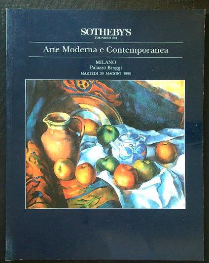 Sotheby's asta Milano 30 maggio 1995 - copertina