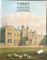 Sotheby's Sale Sandon Hall Staffordshire 6 October 1992