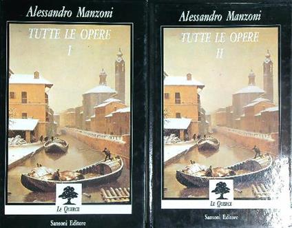 Tutte le opere. 2vv - Alessandro Manzoni - copertina