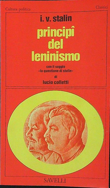 Principi del Leninismo - Stalin - copertina