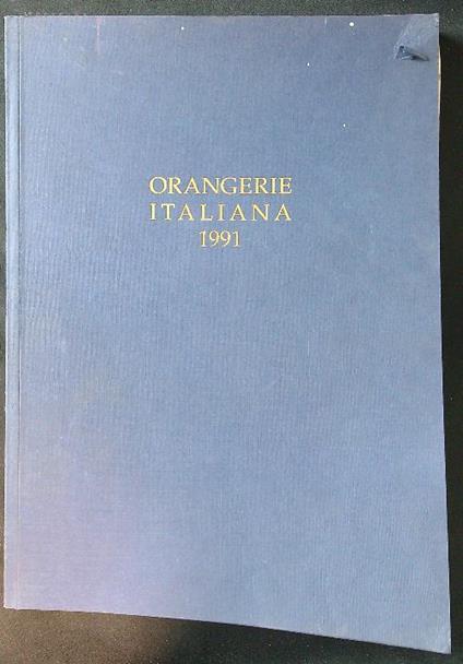 Orangerie italiana 1991 - copertina