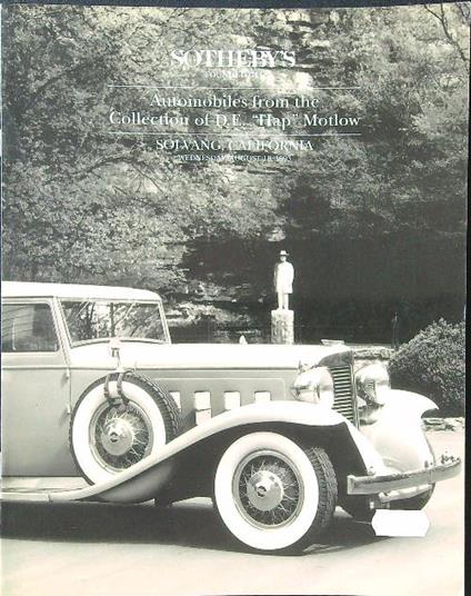 Sotheby's Sale Solvang, California August 18, 1993 - copertina