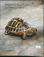 Important english and continental silver october 19, 1995
