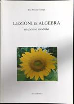Lezioni di algebra. Un primo modulo