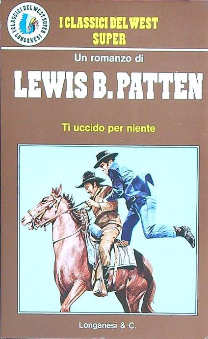 Ti uccido per niente - Lewis Patten - copertina